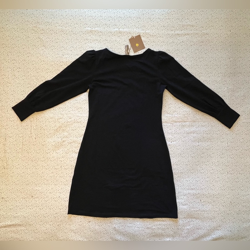 NWT Mata Traders Black Long-Sleeved Mini Dress - Picture 12 of 12
